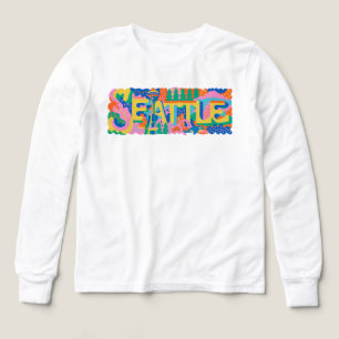 Seattle Washington Retro Reis PNG Space Needle