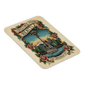 Seattle Washington Retro Vintage Magneet (Rechterzijde)