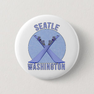 Seattle, Washington Ronde Button 5,7 Cm