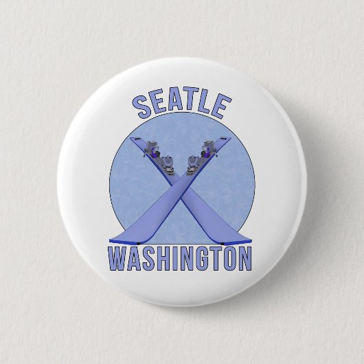 Seattle, Washington Ronde Button 5,7 Cm (Voorkant)
