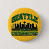 Seattle, Washington Ronde Button 5,7 Cm (Voorkant)
