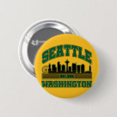 Seattle, Washington Ronde Button 5,7 Cm (Voorkant /achterkant)
