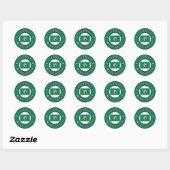 Seattle Washington Ronde Sticker (Vel)