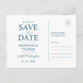 Seattle, Washington | Save the date Uitnodiging Briefkaart (Achterkant)