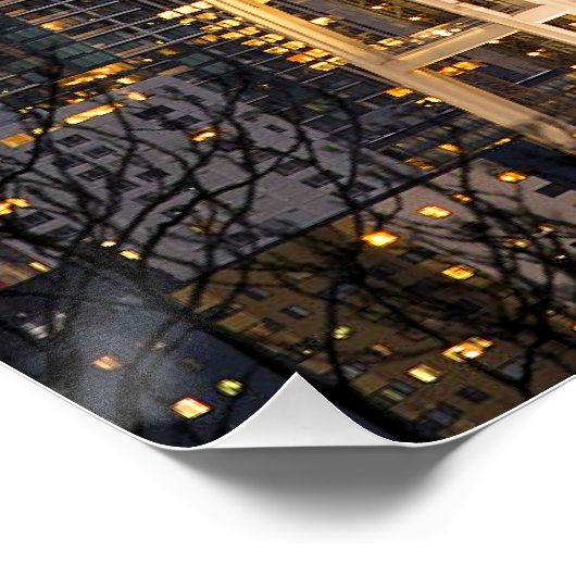 Seattle, Washington schilderachtig uitzicht Perfect Poster (Hoek)