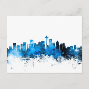 Seattle Washington Skyline Briefkaart