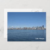 Seattle Washington Skyline Briefkaart (Voorkant / Achterkant)