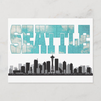 Seattle Washington Skyline Briefkaart