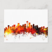 Seattle Washington Skyline Briefkaart (Voorkant)