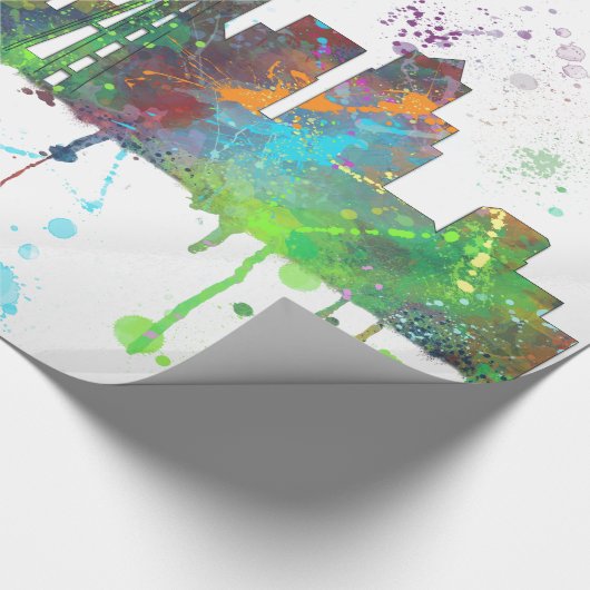 SEATTLE WASHINGTON SKYLINE CADEAUPAPIER (Hoek)