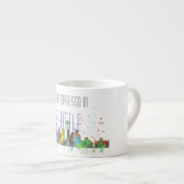 SEATTLE WASHINGTON SKYLINE ESPRESSO KOP (Voorkant rechts)