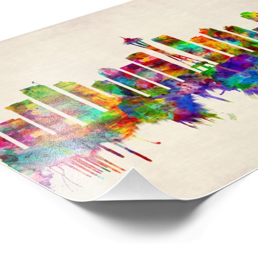 Seattle Washington Skyline Foto Afdruk (Hoek)