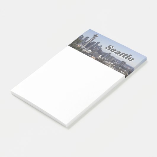 Seattle Washington Skyline Foto Post-it® Notes (Schuin)