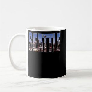 Seattle Washington Skyline Gift Keepomwille Souven Koffiemok
