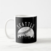 Seattle Washington Skyline Koffiemok (Links)
