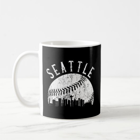 Seattle Washington Skyline Koffiemok (Links)