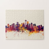 Seattle Washington Skyline Legpuzzel (Horizontaal)