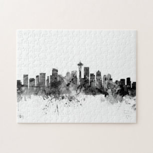 Seattle Washington Skyline Legpuzzel