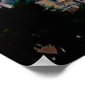 Seattle Washington Skyline op Sunset TEXT SEATTLE Poster (Hoek)