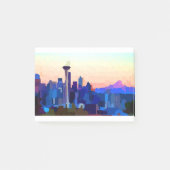 Seattle Washington Skyline Post-it® Notes (Voorkant)
