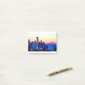 Seattle Washington Skyline Post-it® Notes (Op bureau)