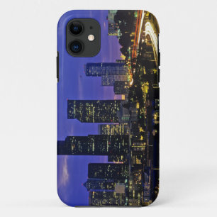Seattle, Washington skyline 's nachts Case-Mate iPhone Case