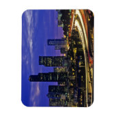 Seattle, Washington skyline 's nachts Magneet (Verticaal)