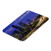 Seattle, Washington skyline 's nachts Magneet (Linkerzijde)