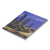 Seattle, Washington skyline 's nachts Notitieblok (Linkerzijde)