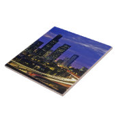 Seattle, Washington skyline 's nachts Tegeltje (Zijkant)