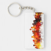 Seattle Washington Skyline Sleutelhanger (Voorkant)