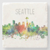 SEATTLE WASHINGTON SKYLINE SP - STENEN ONDERZETTER (Voorkant)