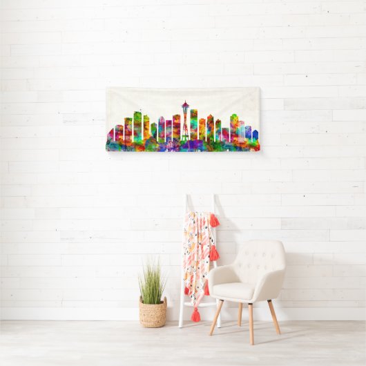 Seattle Washington Skyline Spandoek (Insitu)
