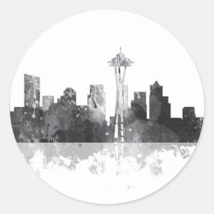 SEATTLE WASHINGTON SKYLINE - Stickers