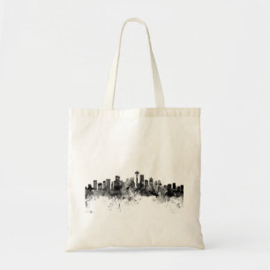 Seattle Washington Skyline Tote Bag