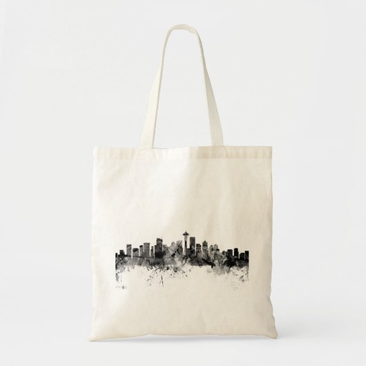 Seattle Washington Skyline Tote Bag (Voorkant)