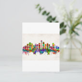 Seattle Washington Skyline Uitnodiging Briefkaart (Staand voorkant)