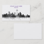 SEATTLE WASHINGTON SKYLINE — Visitekaartjes (Voorkant / Achterkant)