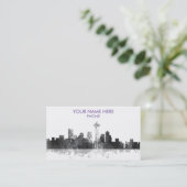 SEATTLE WASHINGTON SKYLINE — Visitekaartjes (Staand voorkant)