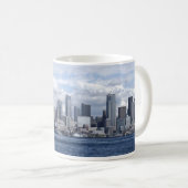 Seattle Washington Skyscrapers Koffiemok (Voorkant rechts)