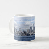 Seattle Washington Skyscrapers Koffiemok (Voorkant links)
