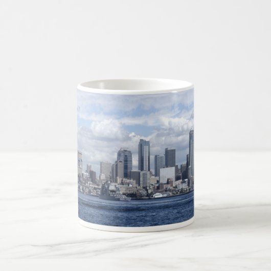 Seattle Washington Skyscrapers Koffiemok (Center)