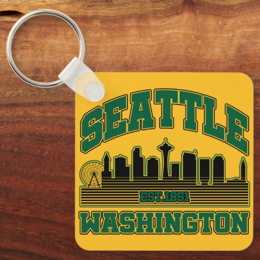Seattle, Washington Sleutelhanger (Voorkant)