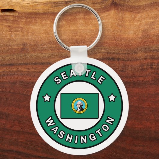 Seattle Washington Sleutelhanger (Voorkant)