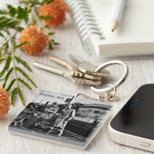 Seattle, Washington Sleutelhanger (Voorkant Rechts)