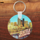 Seattle Washington Sleutelhanger (Voorkant)