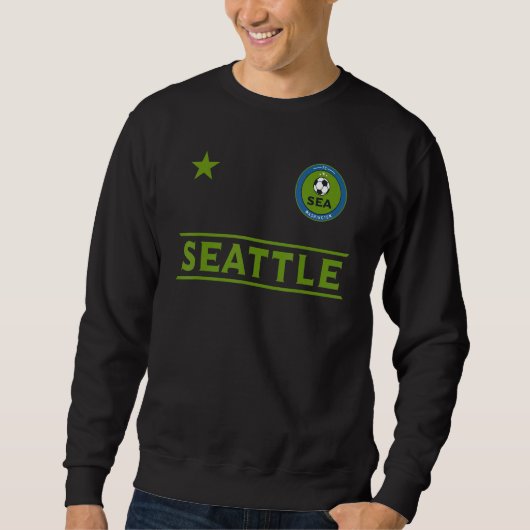 Seattle Washington Soccer Jersey Trui (Voorkant)