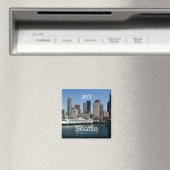 Seattle Washington Souvenir Magnet Verander Jaar (Insitu (Vaatwasser))