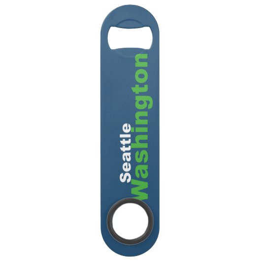 Seattle, Washington Speed Bottle Opener Flessenopener (Achterkant)