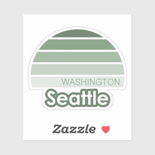 Seattle Washington Sticker (Vel)